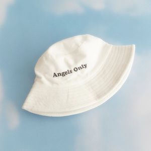 White Bucket Hat - Angels Only